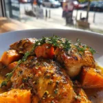 Maple Glazed Chicken with Sweet Potatoes