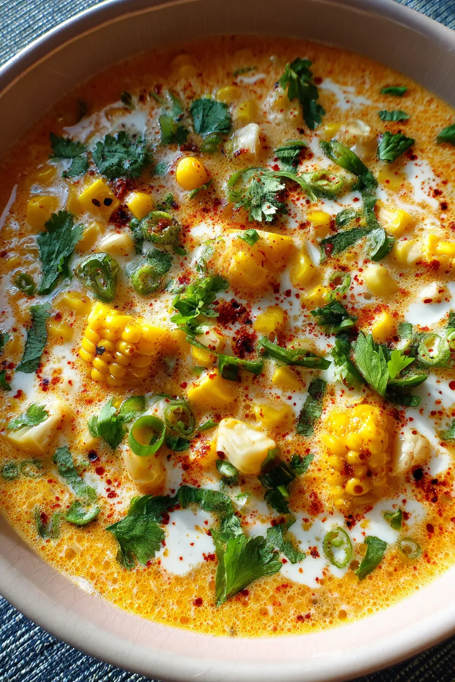 Mexican Street Corn Soup