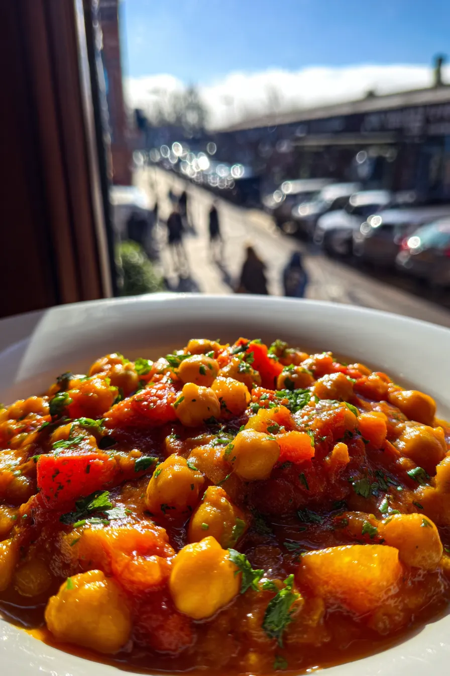 Moroccan Chickpea and Tomato Stew