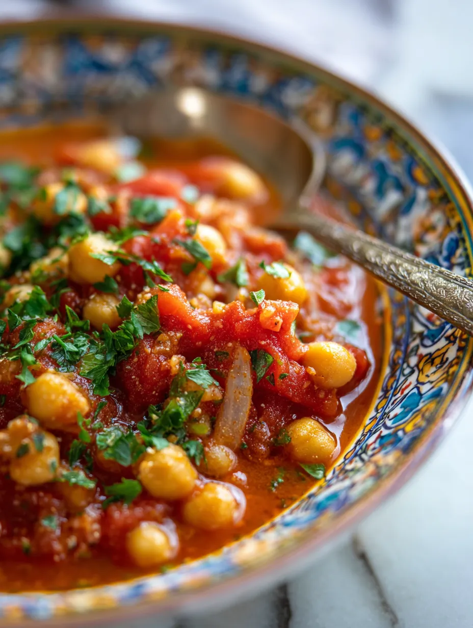 Moroccan Chickpea and Tomato Stew