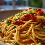 One Pot Creamy Sun-Dried Tomato Pasta