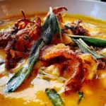 Pumpkin Soup with Brown Butter Sage