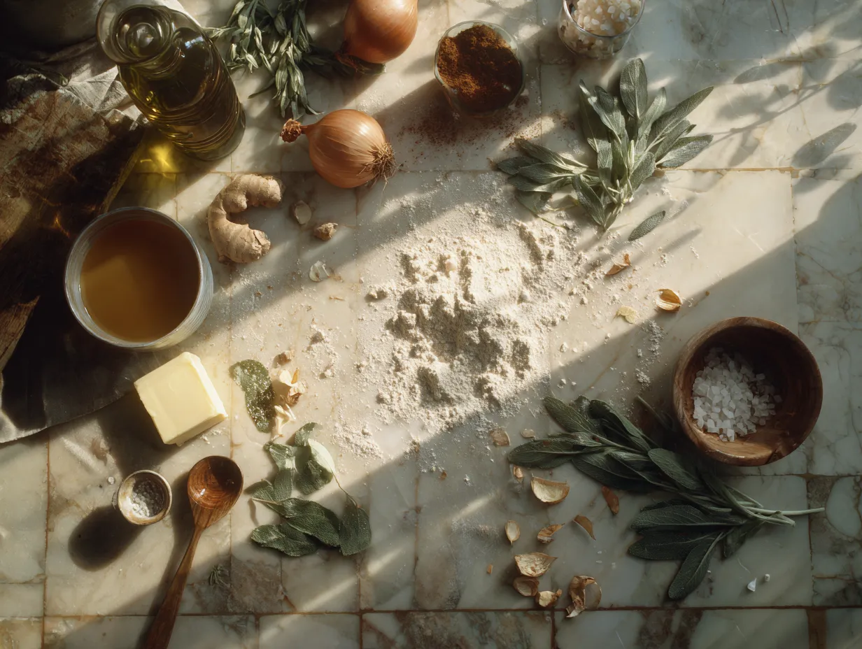Pumpkin Soup with Brown Butter Sage