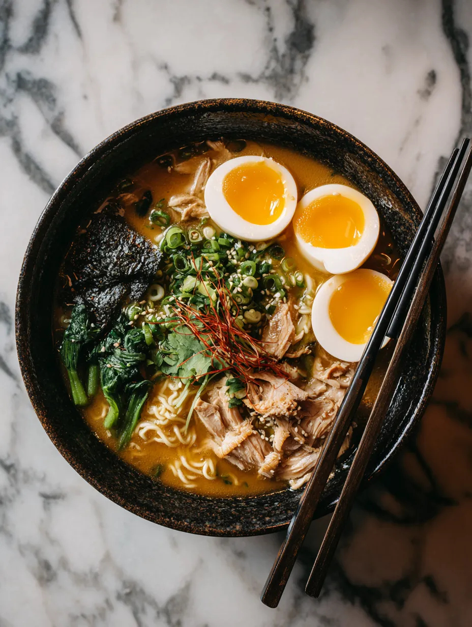 Ramen with Soy Marinated Egg