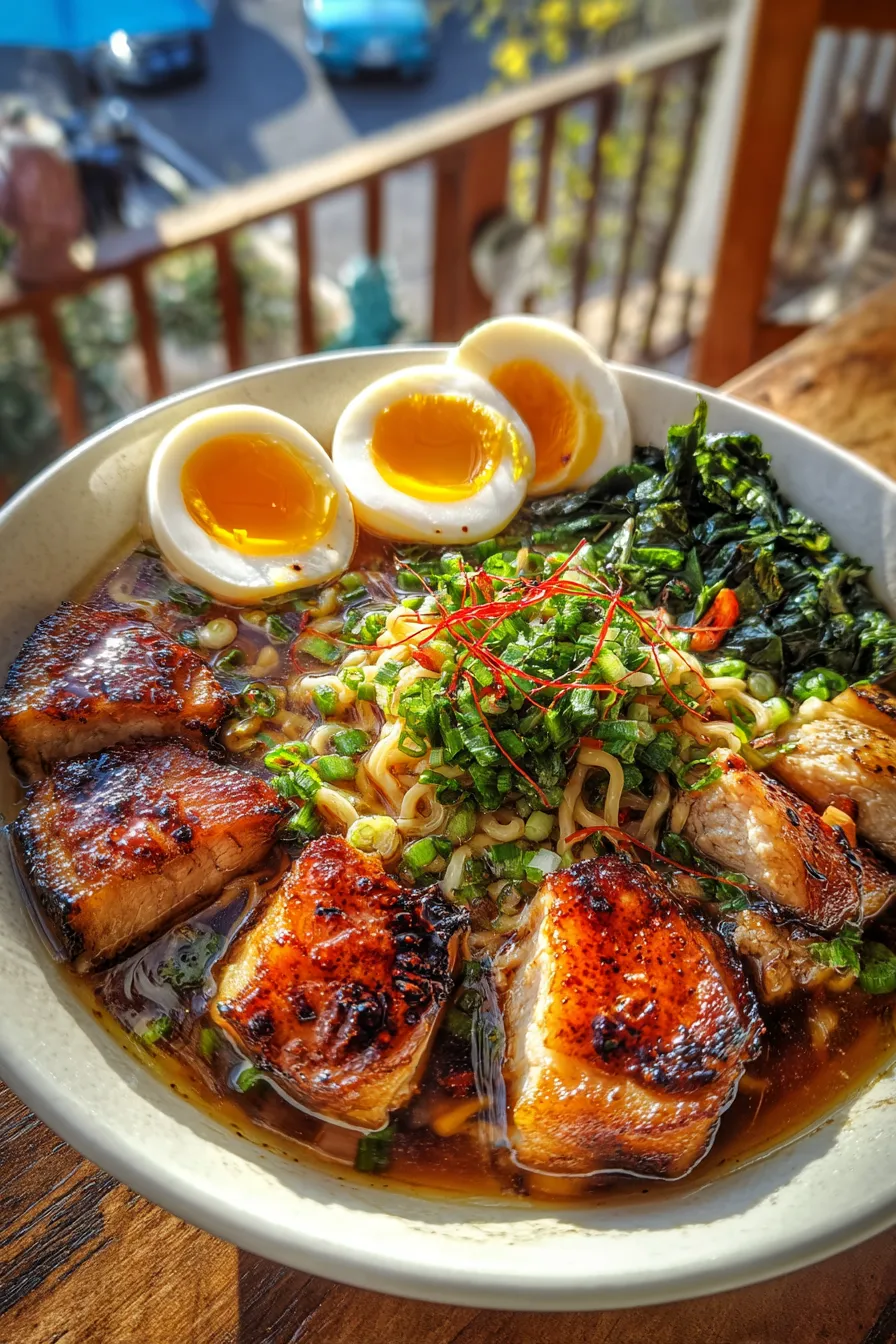 Ramen with Soy Marinated Egg