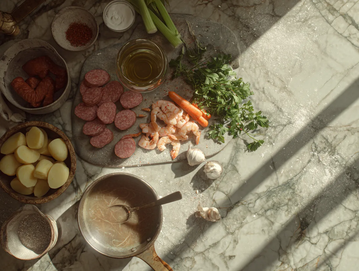 Shrimp and Sausage Chowder