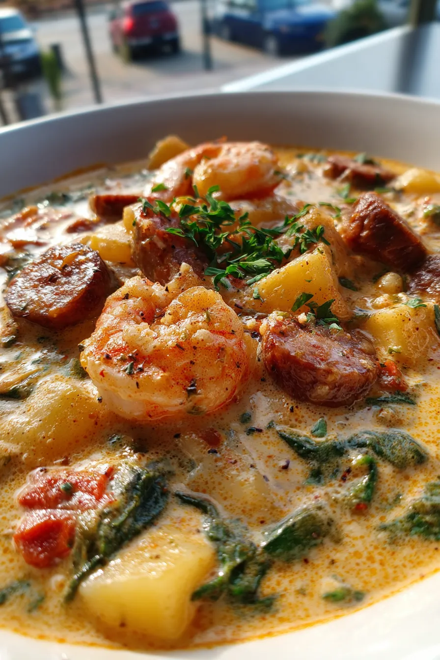 Shrimp and Sausage Chowder