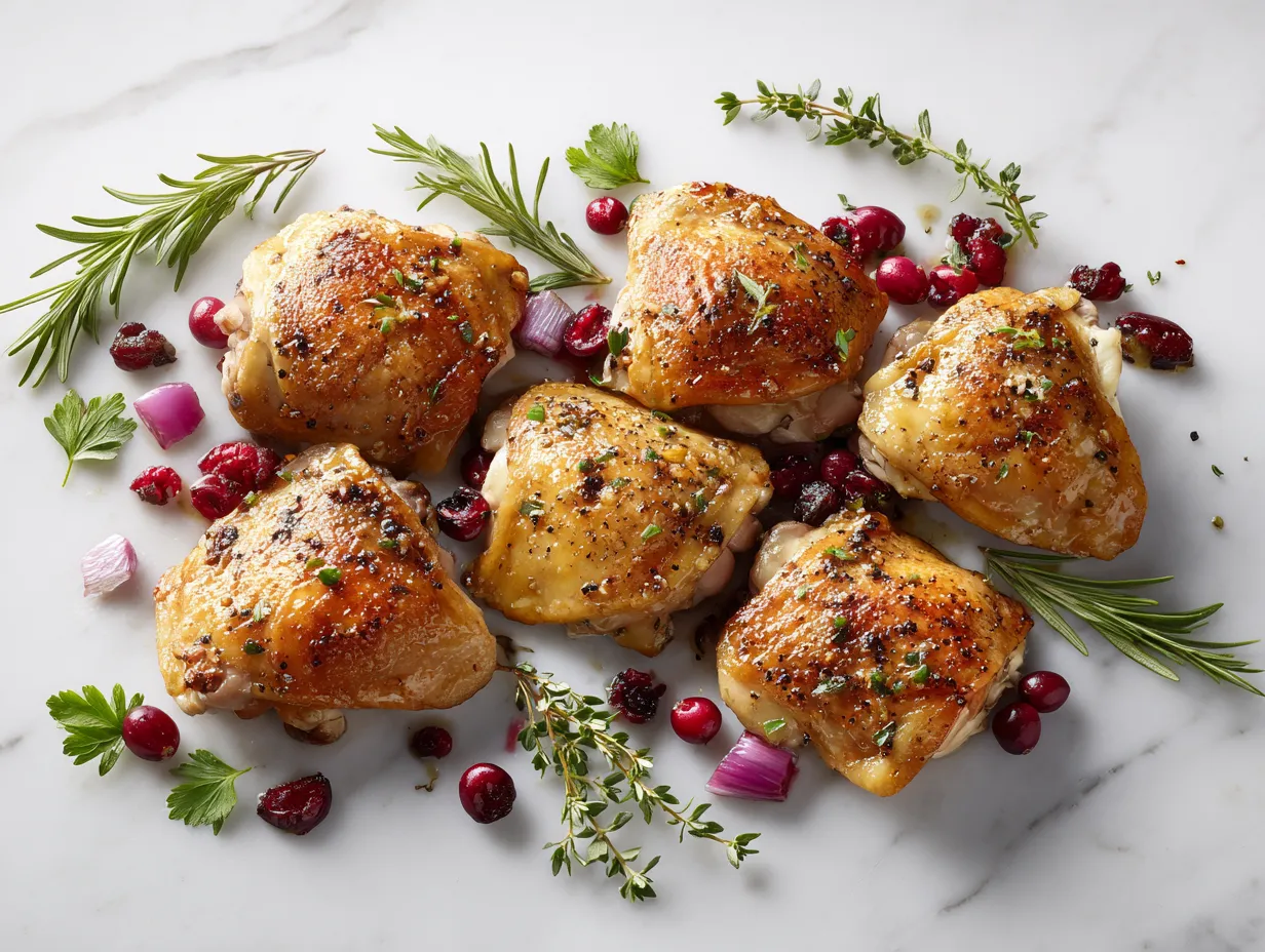 Skillet Cranberry Orange Chicken
