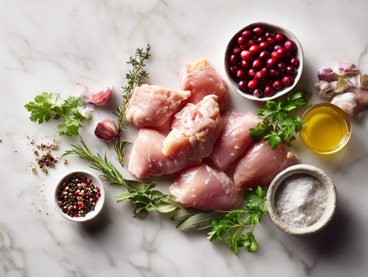 Skillet Cranberry Orange Chicken