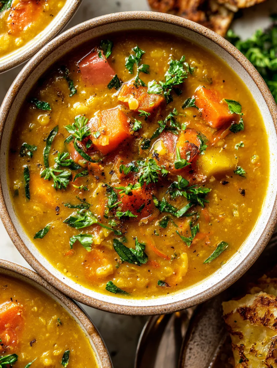 Smoky Split Pea Soup with Veg