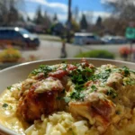 Smothered Chicken and Rice