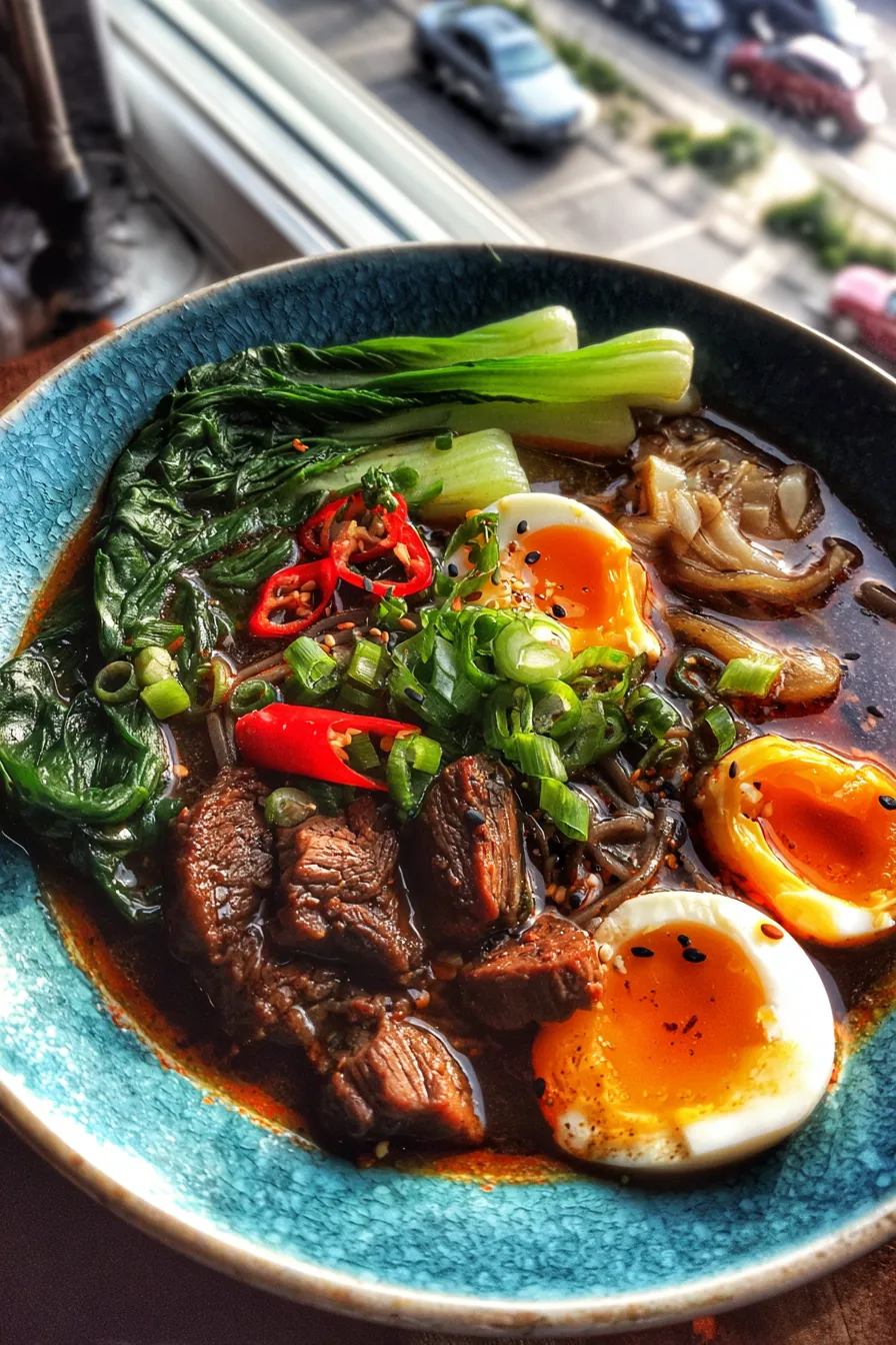 Spicy Soba Noodle Veggie Soup