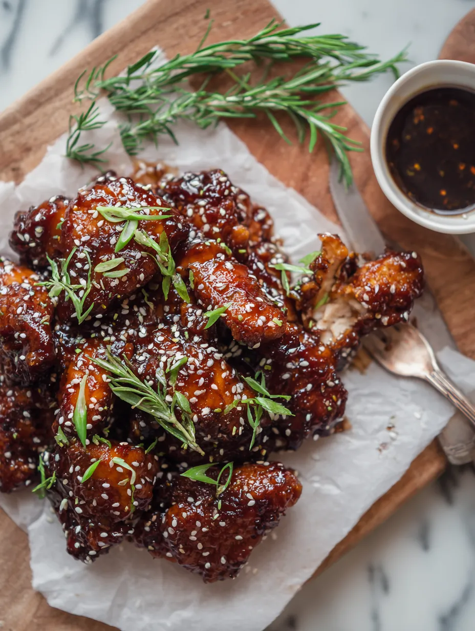 Sticky Sesame Chicken