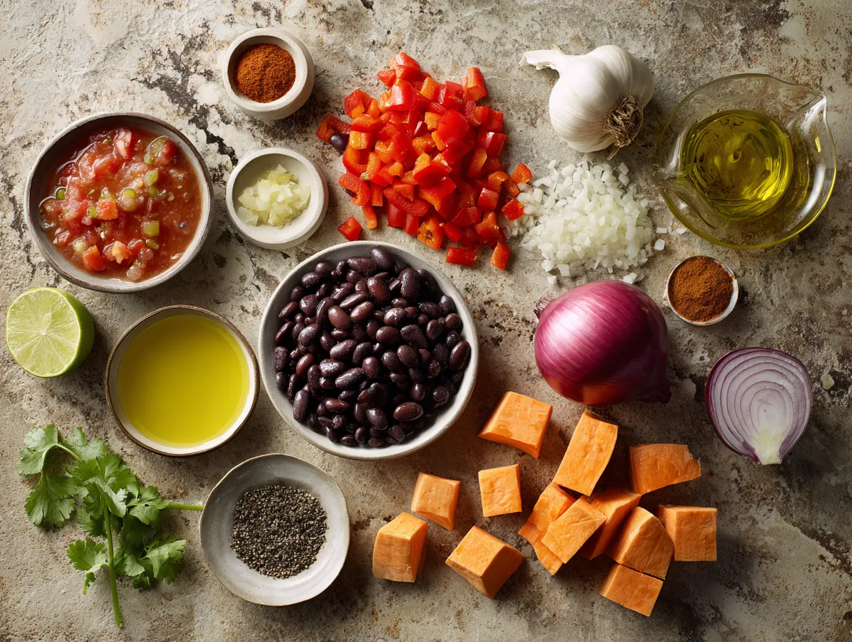 Sweet Potato and Black Bean Chili