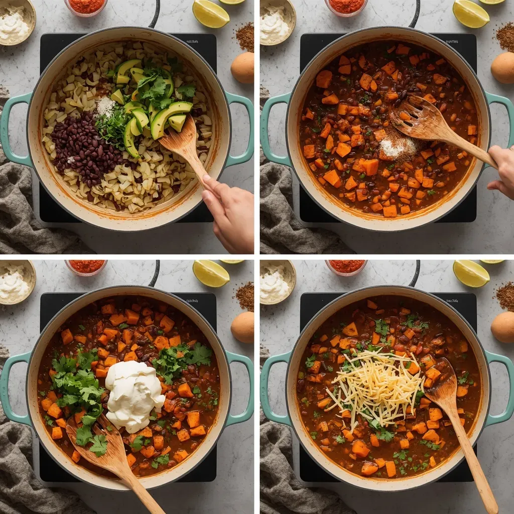 Sweet Potato and Black Bean Chili