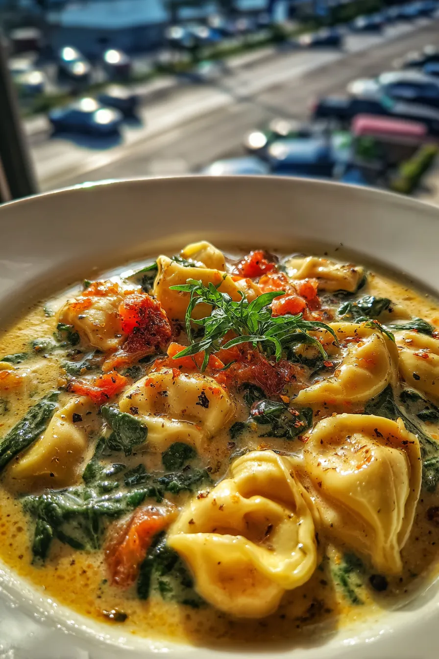Tortellini Spinach Soup