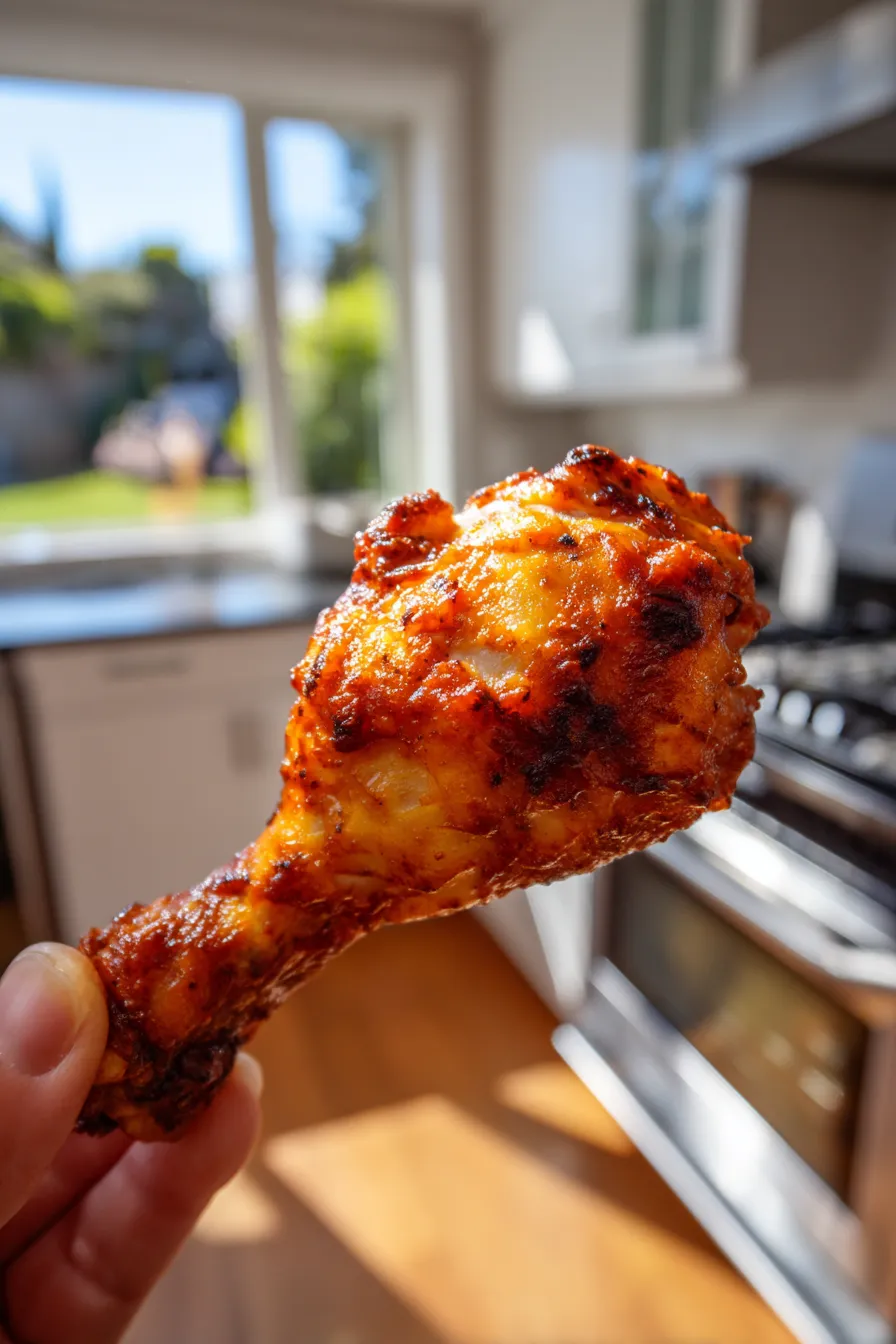 Air Fryer BBQ Chicken Drumsticks