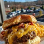 Air Fryer Cheeseburger Patties
