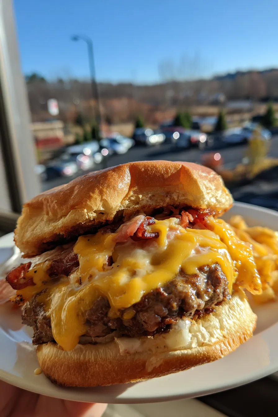 Air Fryer Cheeseburger Patties