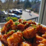 Air Fryer Honey Garlic Chicken Bites