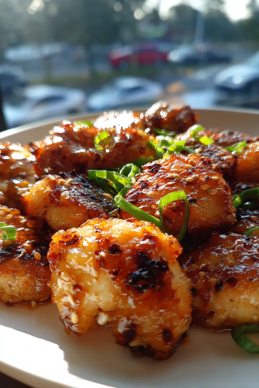 Air Fryer Honey Garlic Chicken Bites