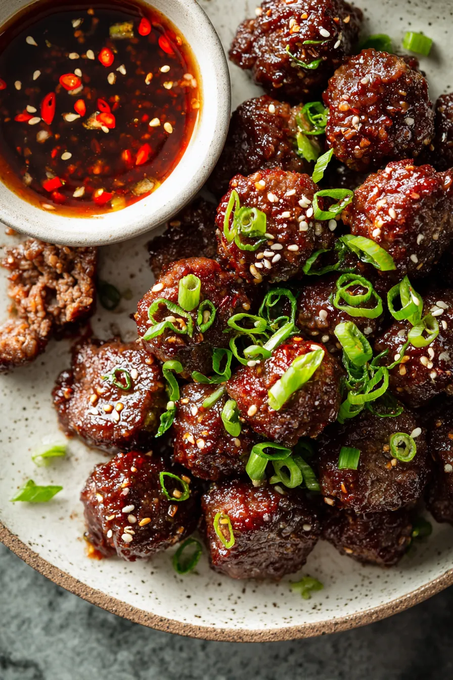 Air Fryer Korean Beef Bites