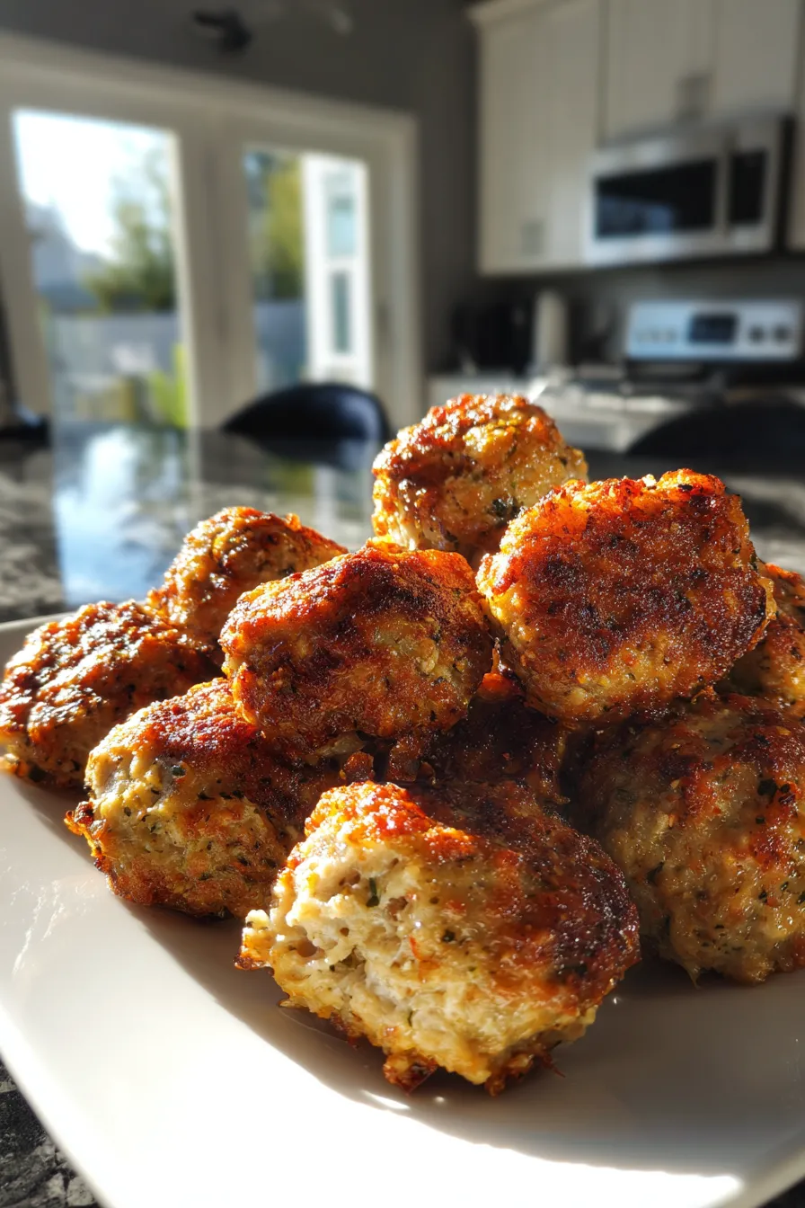 Air Fryer Meatballs Juicy and Easy