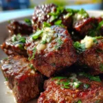 Air Fryer Steak Bites with Garlic Butter