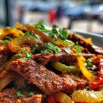 Air Fryer Steak Fajitas