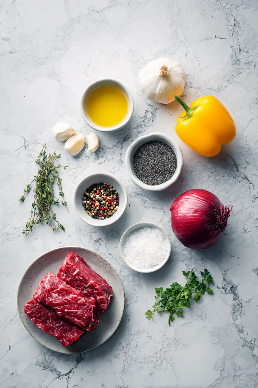 Air Fryer Steak Fajitas