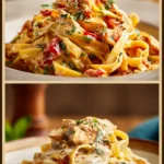 Asian Style Garlic Chicken Noodles