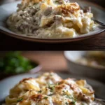 Cheesy Beef and Potato Bake