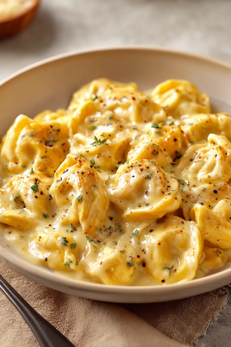 Cheesy Creamy Chicken Tortellini