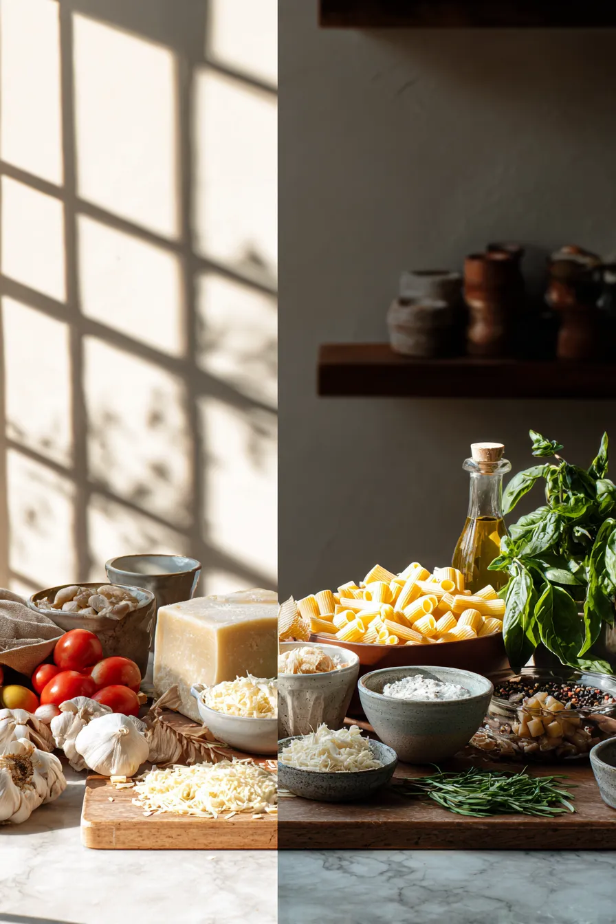 Cheesy Garlic Butter Chicken Rigatoni