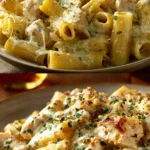 Cheesy Garlic Butter Chicken Rigatoni