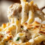 Cheesy Garlic Butter Pasta Bake
