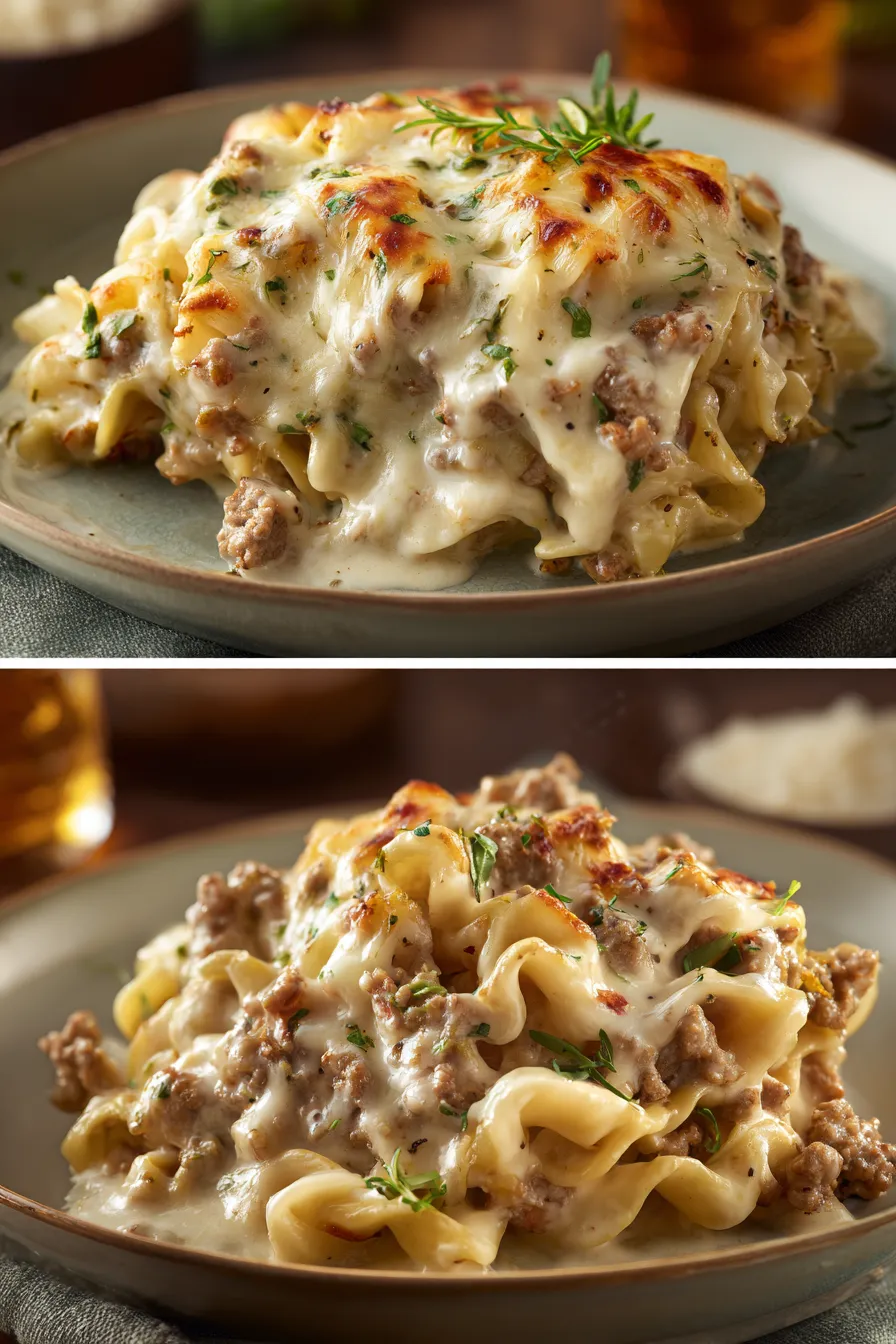 Cheesy Ground Beef Dinner Bake
