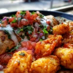 Cheesy Potato Burritos with Crispy Tater Tots