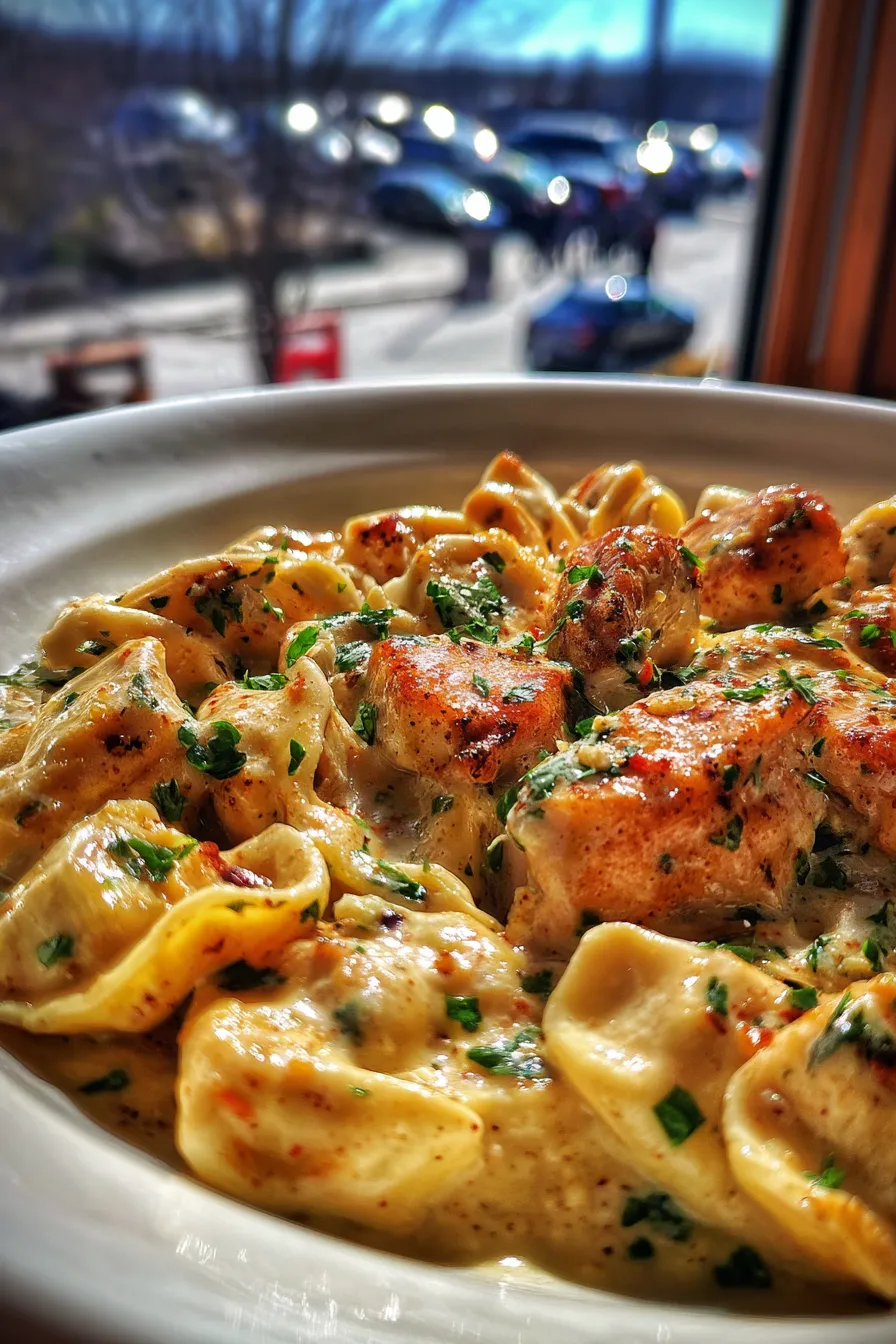 Cowboy Butter Garlic Chicken Tortellini