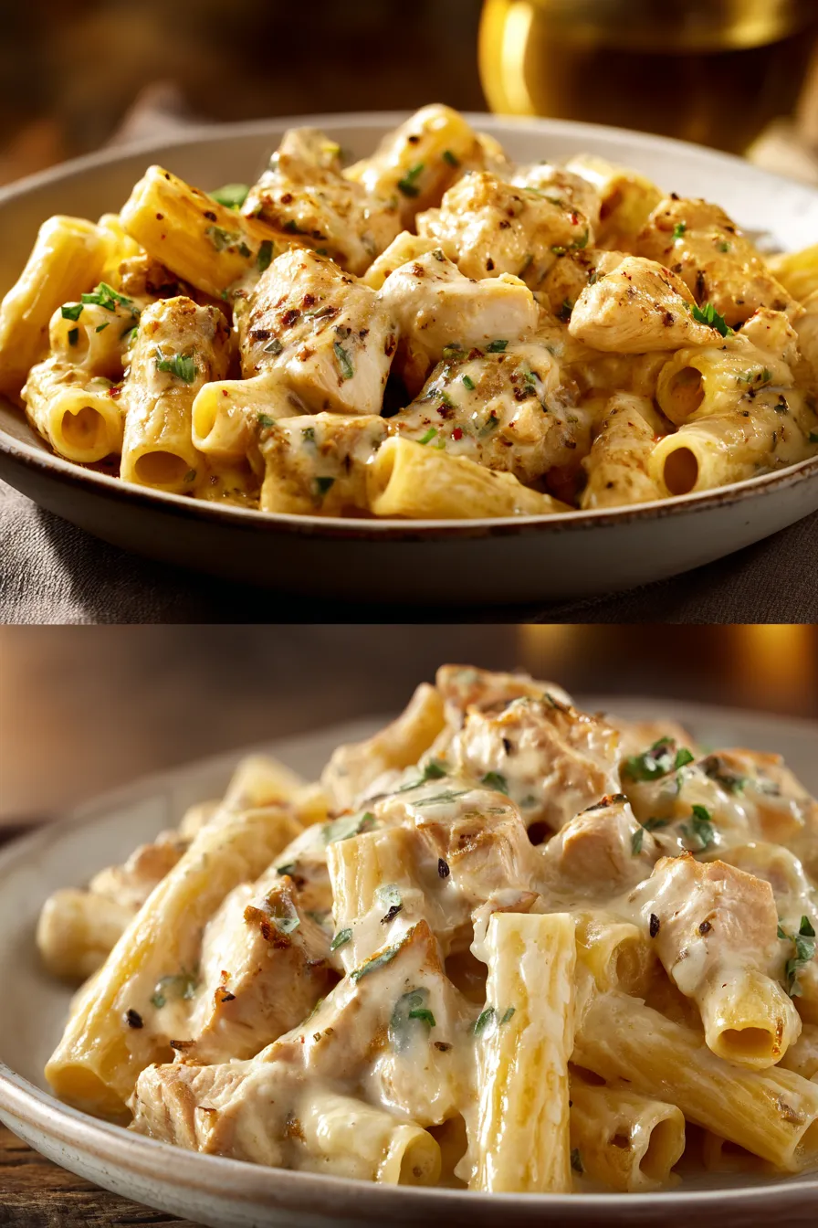Creamy Cajun Chicken Rigatoni