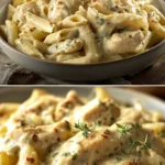 Creamy Garlic Chicken Penne