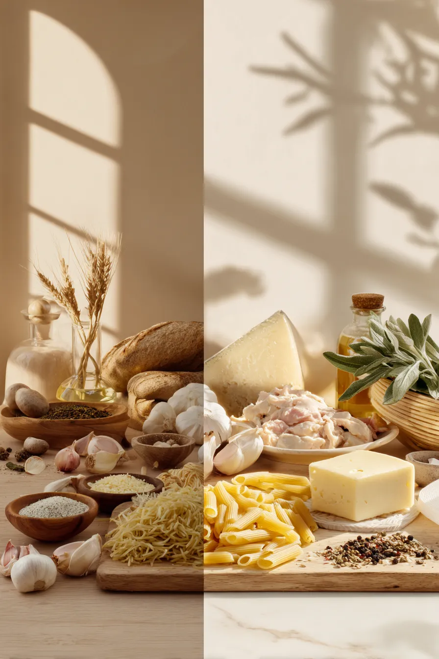 Creamy Garlic Chicken Skillet Pasta