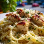 Creamy Parmesan Chicken Pasta Dinner