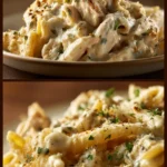 Creamy Ranch Chicken Pasta Bake