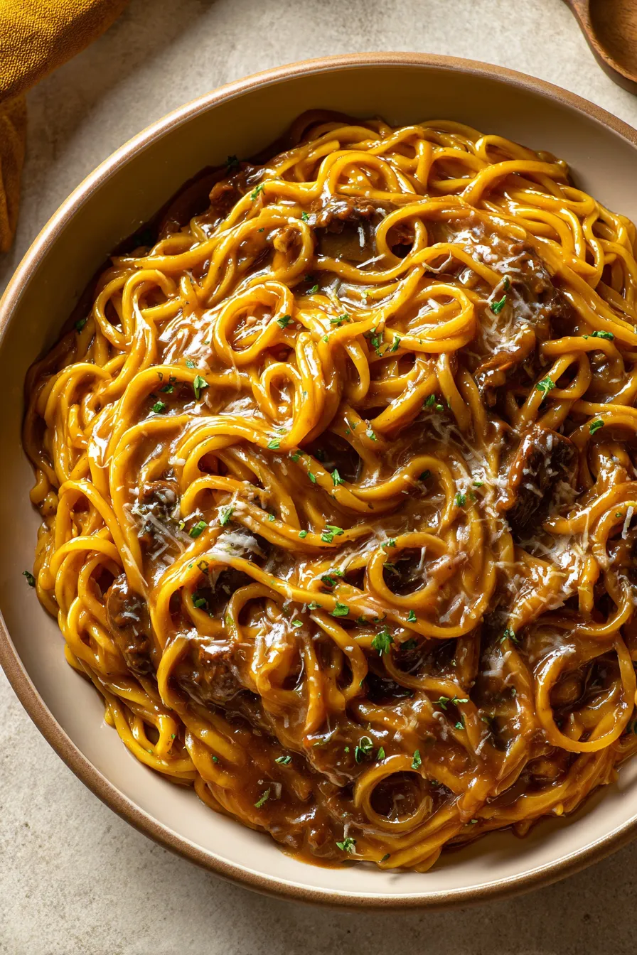 Easy Sticky Honey Garlic Noodles