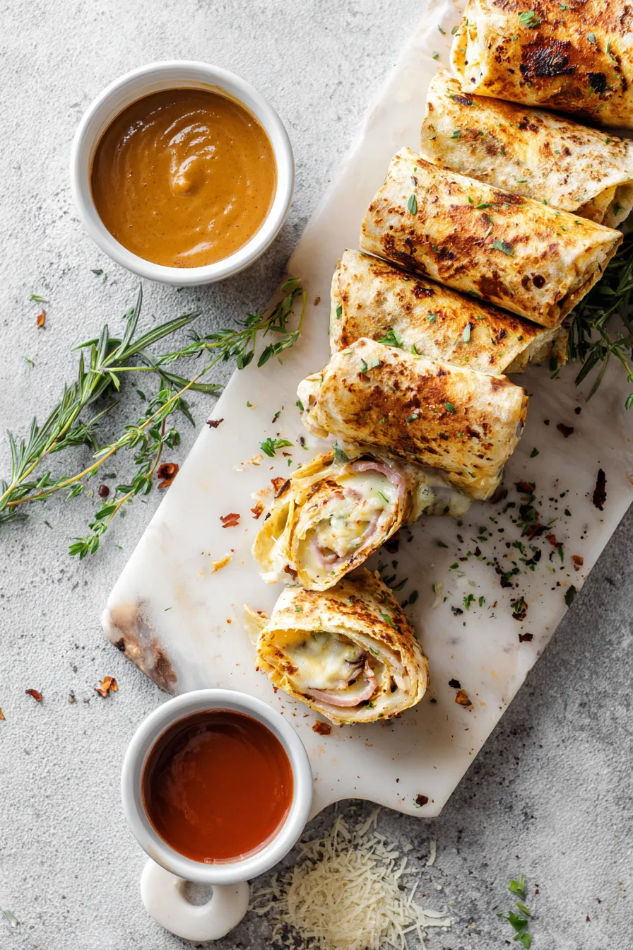 French Dip Tortilla Roll Ups