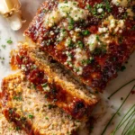 Garlic Parmesan Chicken Meatloaf