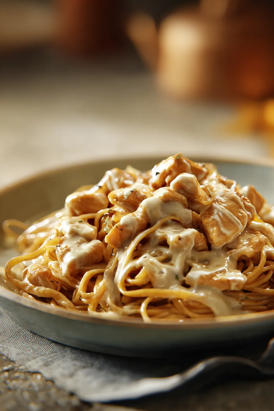 Garlic Soy Chicken Noodles