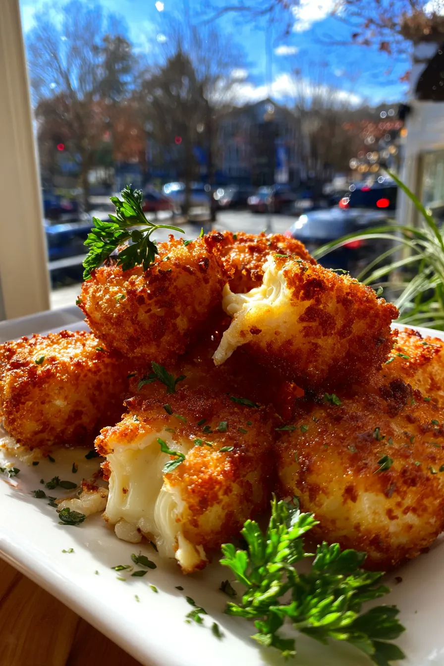 Gooey Fried Cheese Bites