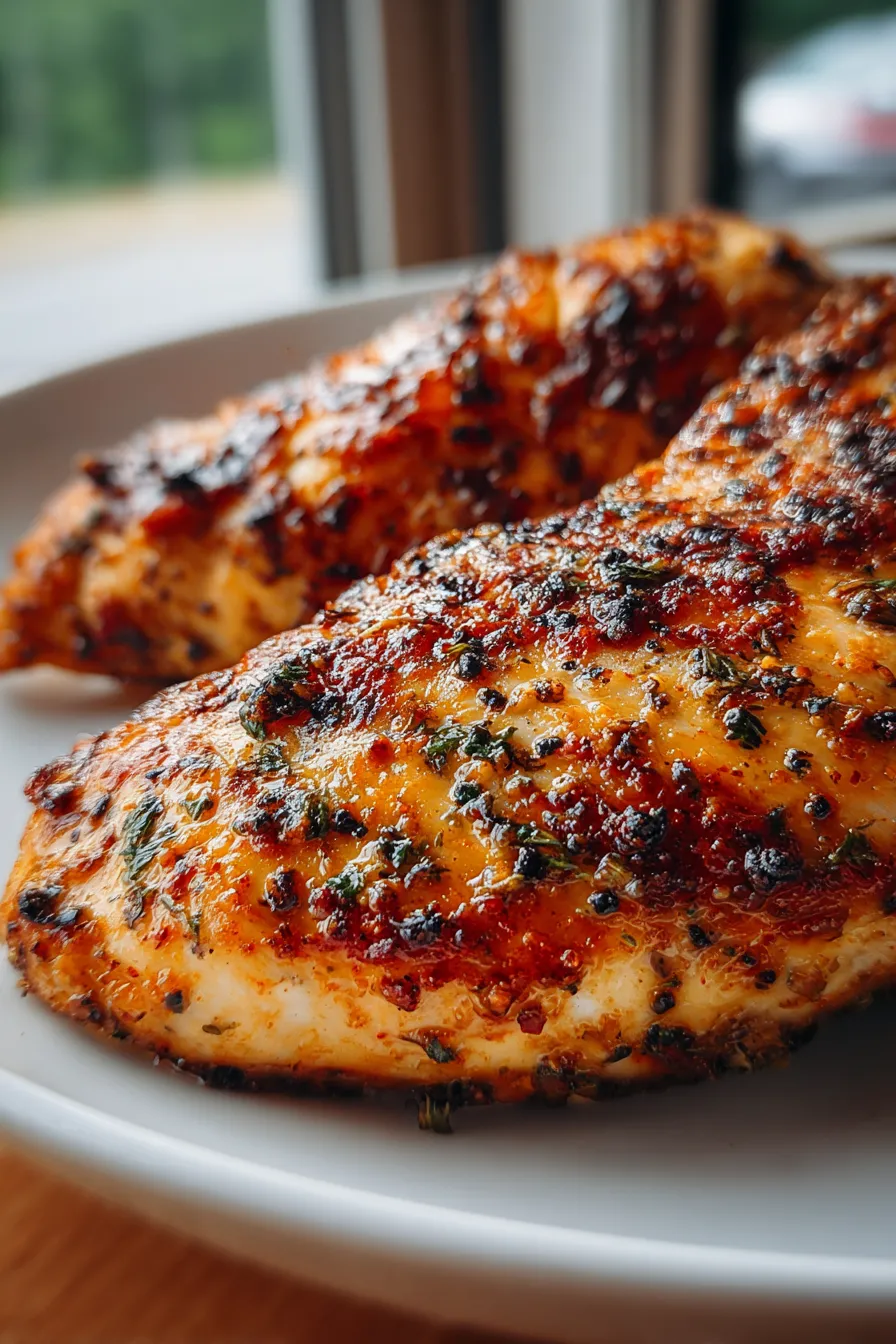 Juicy Air Fryer Chicken Breast in 15 Minutes